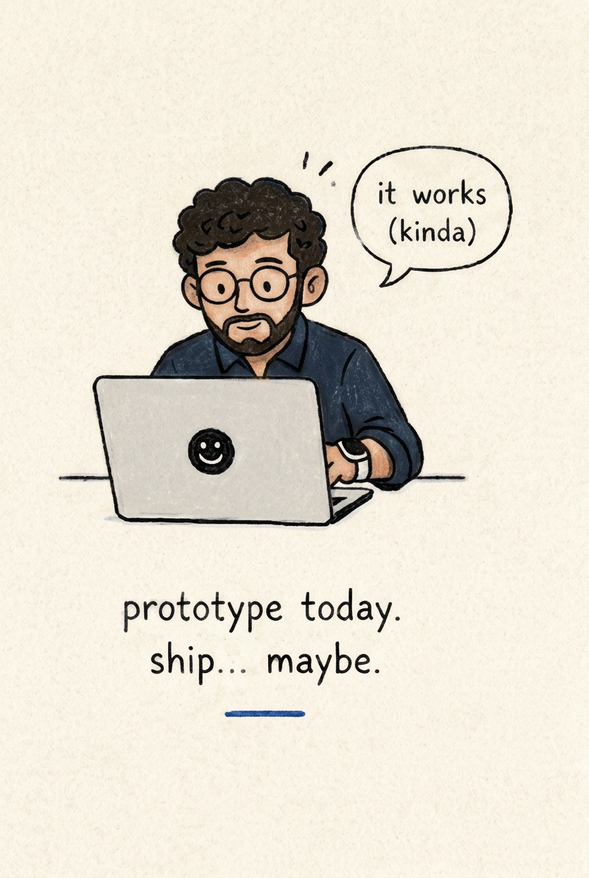 prototype today. ship... maybe.