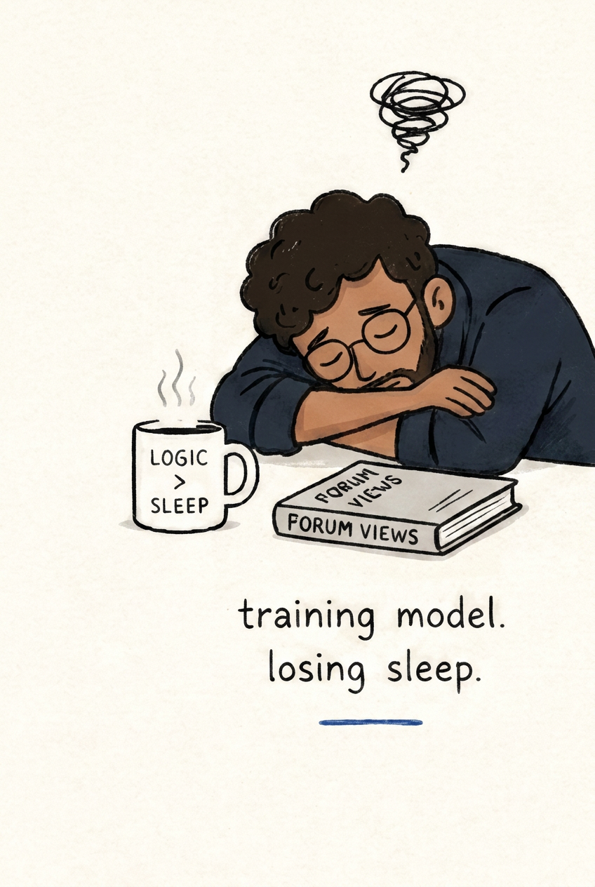 learning ai. shipping apps. losing sleep.